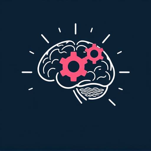 Icona stilizzata di un cervello con ingranaggi, simbolo di pensiero strategico e problem solving