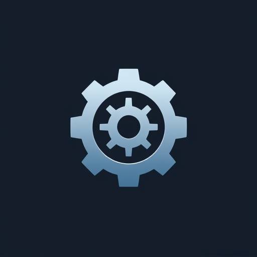 Icona stilizzata di un ingranaggio, simbolo di ottimizzazione dei processi e efficienza operativa