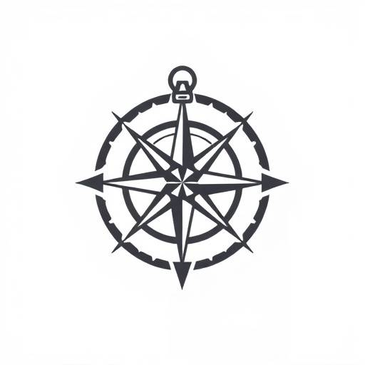 Logo di Innovazione e Guida: una bussola stilizzata che indica la direzione.
