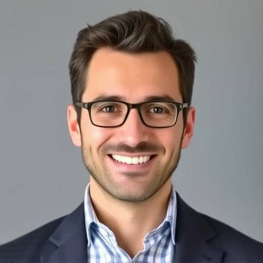 Ritratto di Alessandro Verdi, coach specializzato in comunicazione efficace di Innovazione e Guida, con un sorriso aperto e accogliente