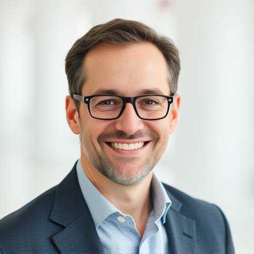 Ritratto di Roberto Martini, coach specializzato in gestione del tempo di Innovazione e Guida, con aria organizzata ed efficiente